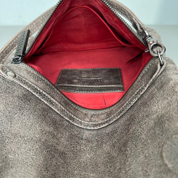 Hammitt VIP Medium Fold Over Leather Crossbody Bag - Picture 7 of 9